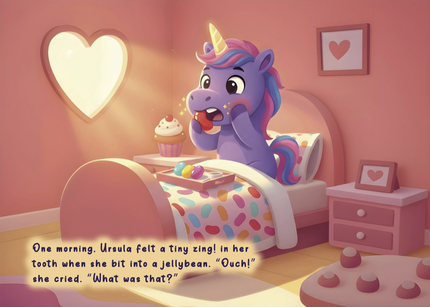 Ursula The Unicorn and the Cavity Quest Children's Book - Image 3
